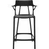 Tabouret de bar A.I. - noir - Hauteur d'assise 65 cm Kartell