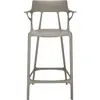 Tabouret de bar A.I. - gris - Hauteur d'assise 65 cm Kartell
