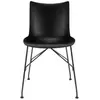 Kartell Chaise P/Wood Smart Wood (Noir, Base Noire - Bois Palqué Et Ac...