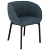 KARTELL fauteuil CHARLA tissu ORSETTO (Bleu - Technopolymère thermopla...
