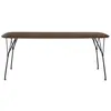 Kartell Table Rectangulaire Viscount Of Wood 190 Cm (Plateau En Noyer,...