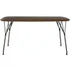 Kartell Table Rectangulaire Viscount Of Wood 145 Cm (Plateau En Noyer,...