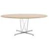 KARTELL table ovale VISCOUNT OF WOOD 192 x 118 cm (Plateau en frêne, s...