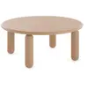 Table basse ronde en bois de hêtre laqué poundre 85cm Undique Mas - Kartell