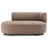 KARTELL canapé dormeuse K-WAITING PAOLINA DX (Marron - Tissu texturé e...