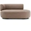 KARTELL canapé dormeuse K-WAITING PAOLINA SX (Marron - Tissu texturé e...