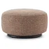 KARTELL pouf K-WAITING (Marron - Tissu texturé et acier peint)