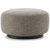 KARTELL pouf K-WAITING (Gris - Tissu texturé et acier peint)