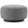 KARTELL pouf K-WAITING (Sky bleue - Tissu texturé et acier peint)