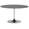 KARTELL table ronde THIERRY XXL (Gris - Verre trempé peint et métal)