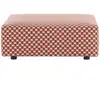 Kartell - Pouf Plastics - Rouge - Tissu outdoor - Designer Piero Lisso...