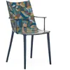 KARTELL fauteuil H.H.H. HER HIGHEST HIGHNESS GRAPHIC IMPRESSION (Bleu ...