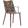 KARTELL fauteuil H.H.H. HER HIGHEST HIGHNESS GRAPHIC IMPRESSION (Blanc...