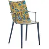 KARTELL fauteuil H.H.H. HER HIGHEST HIGHNESS GRAPHIC IMPRESSION (Bleu ...