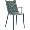KARTELL fauteuil H.H.H. HER HIGHEST HIGHNESS GRAPHIC IMPRESSION (Blu /...