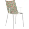 KARTELL fauteuil H.H.H. HER HIGHEST HIGHNESS GRAPHIC IMPRESSION (Blanc...