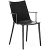 Kartell - Chaise H. H.H - Noir - Technopolymère thermoplastique recycl...