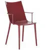 Kartell - Chaise H. H.H - Rouge - Technopolymère thermoplastique recyc...