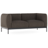 KARTELL canapé à 2 places ASIA (Gris - Tissu Bouclé New et acier peint...