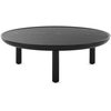 KARTELL table basse K-TOP Ø 105 x H 35 cm (Noir Marquina / Noir - Céra...