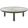KARTELL table basse K-TOP Ø 105 x H 35 cm (Symphonie / Vert - Céramiqu...