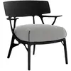 Kartell - Fauteuil rembourré A. I - Gris - Polyuréthane expansé recycl...