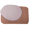 KARTELL tapis AALAND 300 x 200 cm (Rouge brique - Laine de l'Himalaya)