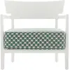 Kartell - Fauteuil rembourré Cara - Vert - Tissu Liberty - Designer Ph...
