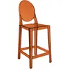 Kartell - Chaise de bar Ghost - Orange - Polycarbonate - Designer Phil...