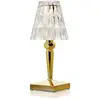 Kartell Lampe à poser LED rechargeable Battery, 30 cm, dorée, IP54