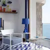 Kartell BOURGIE-Lampe à poser Edition Limitée H68-78cm Bleu