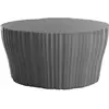 Kartell - Table basse Corteza - Gris - Polyéthylène recyclé - Designer...