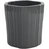 Kartell - Cache-pot Corteza - Gris - Polyéthylène recyclé - Designer P...