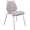 Chaise rembourrée écrue Maui Soft Trevira - Kartell