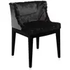 Kartell Fauteuil Mademoiselle Kravitz (Fur-Leather, Structure Noire - ...