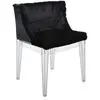 Kartell Fauteuil Mademoiselle Kravitz (Fur-Leather, Structure Transpar...