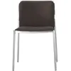 Kartell - Chaise empilable Audrey - Marron - Tissu - Designer Piero Li...