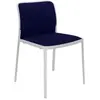 Kartell Set De 2 Chaises Audrey Soft Tissé Trevira (Structure Peinte E...