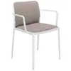 Kartell Set De 2 Fauteuils Audrey Soft Tissé Trevira (Structure Peinte...