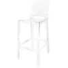 Kartell One More Please Tabouret, Lot de 2, Cristal, H. 65 cm