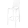 Tabouret de bar One More Please - 75 cm - transparent Kartell