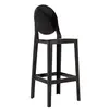 Tabouret de bar One More - noir - 75 cm Kartell
