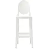 Kartell One More Tabouret, Lot de 2, Blanc, H. 65 cm