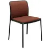 Kartell Set De 2 Chaises Audrey Soft Tissé Trevira (Structure Peinte E...