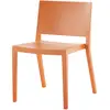 Kartell Set De 2 Chaises Lizz Mat (Orange Opaque - Technopolymères)