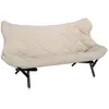 KARTELL canapé FOLIAGE (Rivestimento beige - pieds noirs - siège en ti...