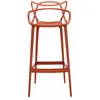 Tabouret de bar Masters - L - marron rouille Kartell
