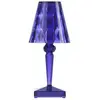 Kartell Lampe à poser LED rechargeable Battery, 26 cm, bleu, IP54