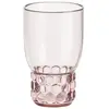 KARTELL set de 4 verres JELLIES FAMILY (H 13 cm / Rose - PMMA)