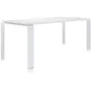 KARTELL table pour extérieur FOUR OUTDOOR (L 190 cm - Acier verni blan...